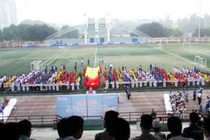 Rộn ràng ngày hội bóng đá học sinh THPT Hà Nội