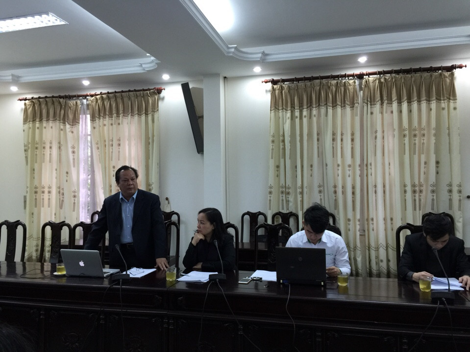 Đ/c Nguyễn Khắc Lợi phát biểu chỉ đạo việc thực hiện nội dung thông tin trên Cổng TTĐT.