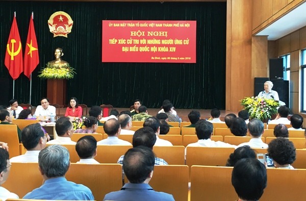 Hội nghị Tiếp xúc cử tri tại quận Ba Đình.