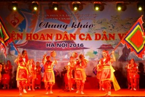 Chung khảo Liên hoan dân ca, dân vũ Hà Nội năm 2016 