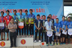 Kết thúc Giải vô địch bi sắt trẻ, thiếu niên toàn quốc 2016: Đoàn Hà Nội xếp thứ tư