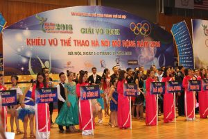 Hơn 500 VĐV tham dự giải Vô địch Khiêu vũ Thể thao Hà Nội mở rộng 2016
