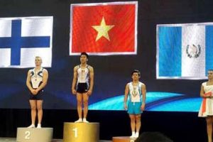 Hai VĐV Hà Nội giành “vàng” ở Cúp TDDC thế giới 2016