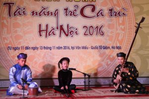 Tổng kết liên hoan Tài năng trẻ ca trù Hà Nội 2016