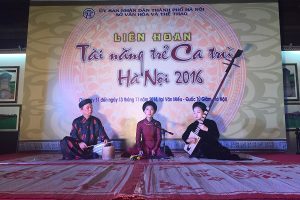 Khai mạc Liên hoan tài năng trẻ Ca trù Hà Nội 2016