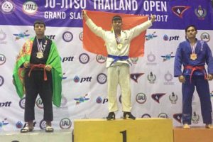 Đội tuyển Jujitsu Hà Nội giành 1 HCV, 1 HCĐ tại giải Jujitsu Thái Lan mở rộng 2017