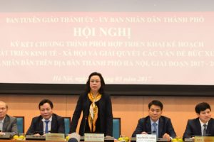 Ban Tuyên giáo Thành ủy và UBND TP Hà Nội ký 6 nội dung hợp tác