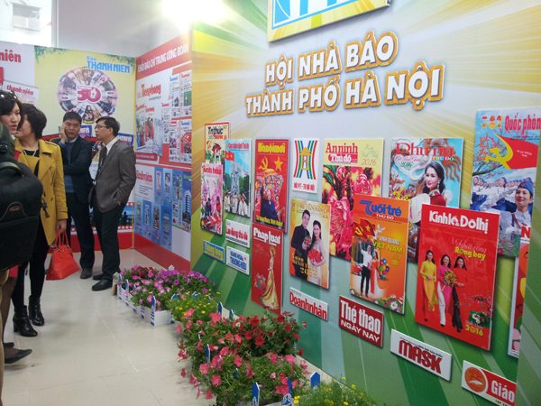 Hội Báo toàn quốc năm 2016- Góc trưng bày của Hội nhà báo Hà Nội