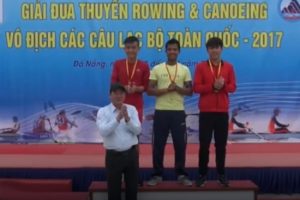 Hà Nội dẫn đầu giải đua thuyền rowing các CLB toàn quốc 2017