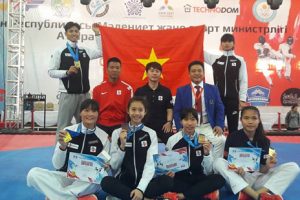 Taekwondo giành 5 HCV tại giải vô địch Taekwondo Kazakhstan mở rộng