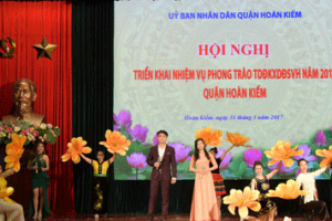 Quận Hoàn Kiếm triển khai nhiệm vụ phong trào Toàn dân đoàn kết  xây dựng đời sống văn hóa năm 2017
