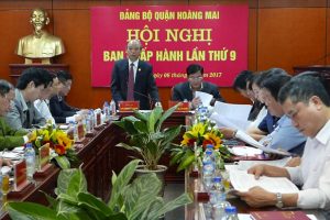 Quận ủy Hoàng Mai:  Triển khai nhiệm vụ công tác năm 2017