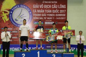 Hà Nội giành ngôi Vô địch toàn đoàn tại Giải Cầu lông cá nhân toàn quốc 2017