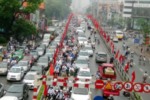 Chất lượng không khí tại Hà Nội đang được cải thiện