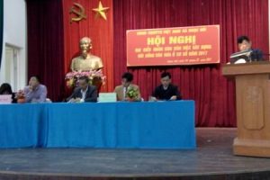 Huyện Thanh Trì hoàn thành kế hoạch tổ chức Hội nghị đại biểu nhân dân bàn xây dựng đời sống văn hóa năm 2017