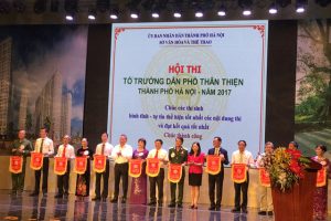 Chung kết hội thi “Tổ trưởng dân phố thân thiện năm 2017”