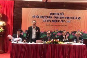 Ông Tô Văn Động – GĐ Sở VH&TT Hà Nội giữ chức Chủ tịch Hội Hữu nghị Việt – Trung Tp Hà Nội khóa V (2017-2022)