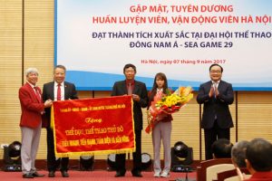 Tuyên dương HLV, VĐV Hà Nội đạt thành tích xuất sắc tại SEA Games 29