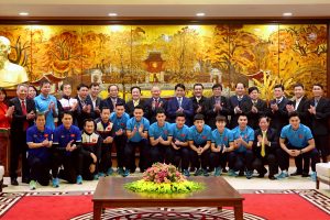TP Hà Nội gặp mặt, khen thưởng Đội tuyển U23 Việt Nam