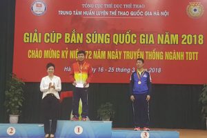 Hà Nội xếp thứ nhì toàn đoàn tại Cúp Bắn súng quốc gia 2018