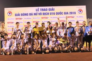 U16 Hà Nội vô địch giải bóng đá nữ vô địch U16 Quốc gia 2018