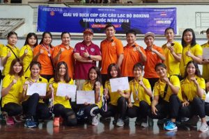 Giải vô địch Cúp các câu lạc bộ boxing toàn quốc 218: Đội nữ Hà Nội đứng đầu toàn đoàn