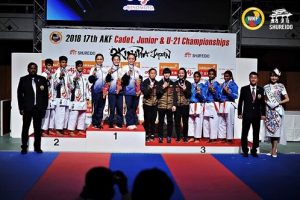 Đoàn Việt Nam giành HCV tại Giải vô địch Karate trẻ châu Á 2018