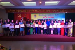 LĐLĐ quận Nam Từ Liêm tuyên dương gia đình công nhân viên chức lao động tiêu biểu