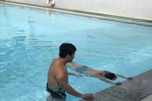 Hoài Đức khai mạc lớp phổ cập bơi cho trẻ em hè 2018
