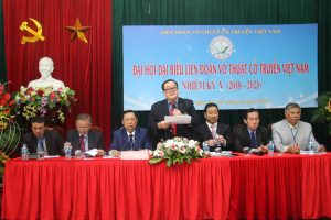 Ông Hoàng Vĩnh Giang tái đắc cử chức Chủ tịch Liên đoàn Võ thuật Cổ truyền Việt Nam