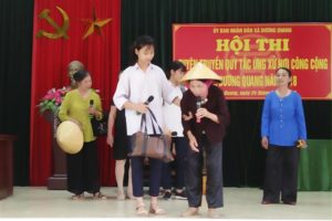 Gia Lâm: Hội thi tuyên truyền Quy tắc ứng xử nơi công cộng xã Dương Quang năm 2018
