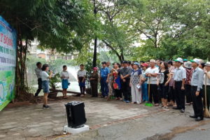 Phường Thanh Nhàn (quận Hai Bà Trưng) hưởng ứng Tháng hành động vì môi trường 2018