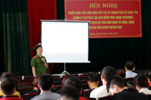 Quận Hoàng Mai: Tập huấn công tác quản lý điểm truy nhập Internet công cộng