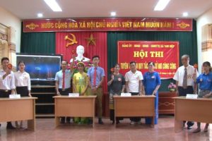 Xã Tam Hiệp, huyện Phúc Thọ tổ chức  Hội thi tuyên truyền Quy tắc ứng xử nơi công cộng, năm 2018