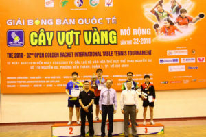 Tay vợt Hà Nội Nguyễn Trung Kiên giành HCĐ tại giải Bóng bàn Cây vợt vàng mở rộng 2018