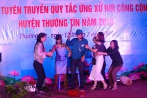 Huyện Thường Tín: Chung khảo hội thi tuyên truyền Quy tắc ứng xử nơi công cộng