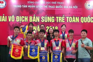 Giành 9 HCV, đoàn Hà Nội xếp hạng nhì tại giải vô địch bắn súng trẻ quốc gia 2018