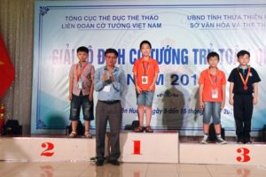 Hà Nội xếp hạng nhì tại giải Vô địch Cờ tướng trẻ toàn quốc năm 2018