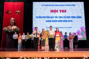 Hội thi tuyên truyền quy tắc ứng xử nơi công cộng quận Hoàn Kiếm năm 2018