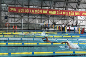 Khai mạc Giải bơi trung cao tuổi Tp Hà Nội năm 2018