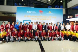 Tiễn đoàn Thể thao Việt Nam tham dự ASIAD 2018