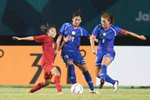 Đội tuyển nữ Việt Nam dừng bước tại tứ kết ASIAD 18