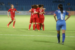 ASIAD 2018 – bóng đá: Thắng Thái Lan 3-2, đội tuyển nữ Việt Nam giành vé vào tứ kết