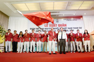 Đoàn thể thao người khuyết tật Việt Nam xuất quân tham dự Asian Para Games 2018