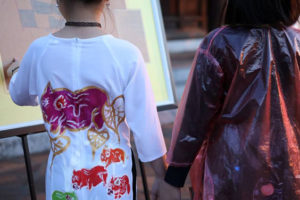 BST thời trang trẻ em lấy cảm hứng từ tranh dân gian Kim Hoàng