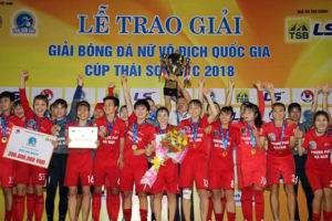 Kết thúc giải Vô địch giải bóng đá nữ VĐQG 2018: Hà Nội giành hạng ba
