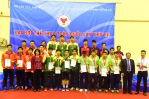 Kết thúc môn cầu lông Đại hội Thể thao toàn quốc lần VIII: Hà Nội giành vị trí nhất toàn