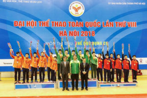 Đoàn Hà Nội xếp thứ hai môn thể dục dụng cụ Đại hội thể thao toàn quốc lần VIII