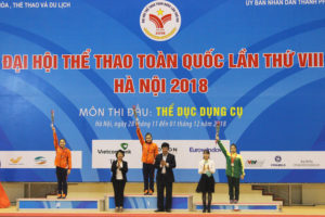 Thể dục dụng cụ Đại hội thể thao toàn quốc lần VIII: Hà Nội và TP.HCM cùng dẫn đầu với 3 HCV