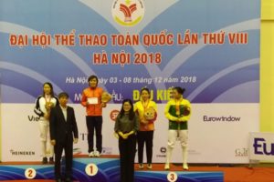 Môn Đấu kiếm Đại hội Thể thao toàn quốc lần thứ VIII: Hà Nội tạm dẫn đầu